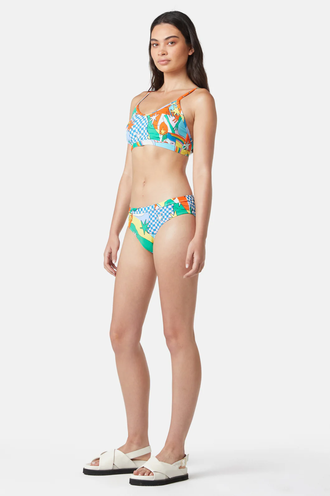 Collage Ladies Bikini Bottom - Image 3