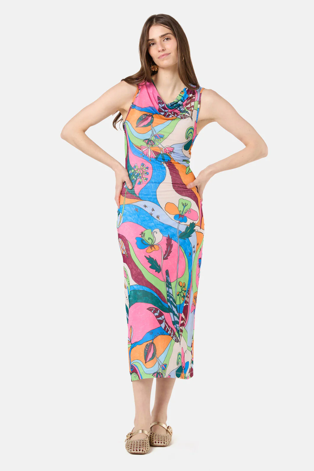 Flora Aurora Mesh Dress - Image 4