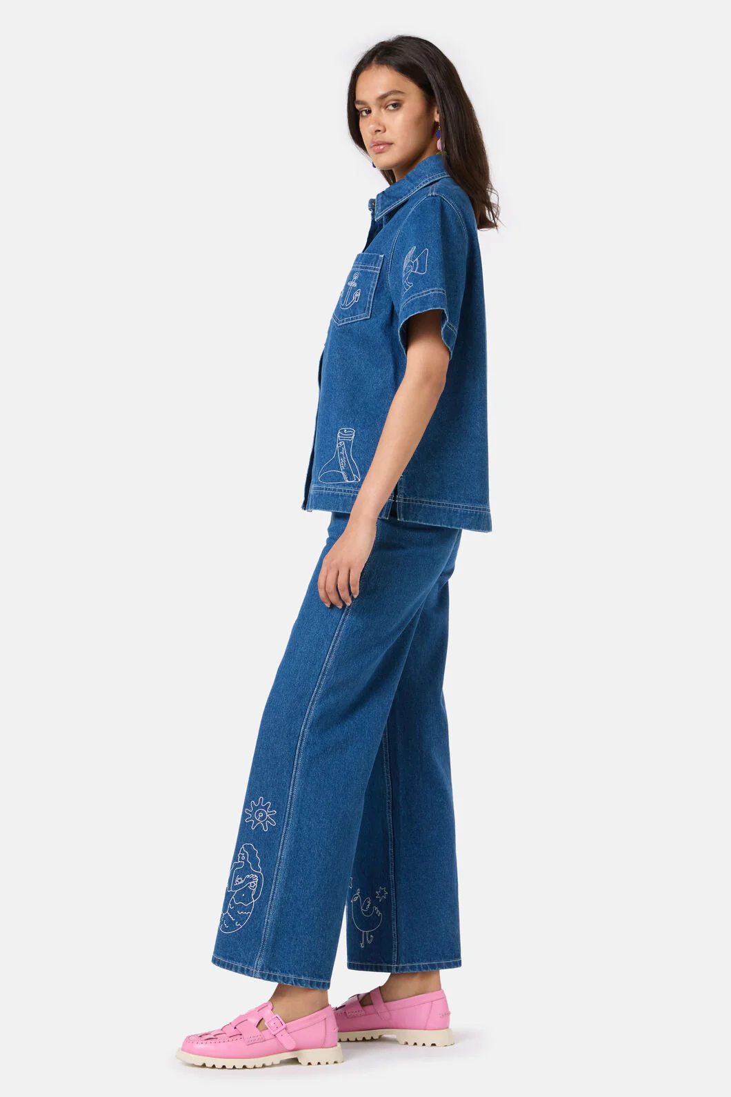 Sirena Denim Shirt - Image 3